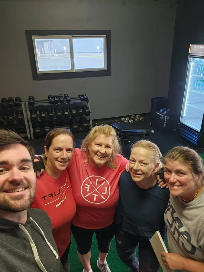 A member training at The Lift Gym in Point Pleasant Beach, NJ